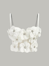 3D Floral Embellished Corset