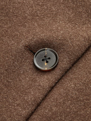 Asymmetric Button Tweed Jacket