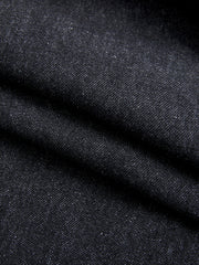 Asymmetric Denim Mid-Waist Straight -Leg Jeans