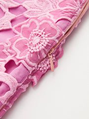3D Floral Guipure Lace Shorts