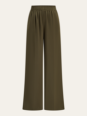 Asymmetric Wrap Top and Pants Set