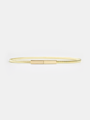 Alloy Buckle Elastic Waist Belt