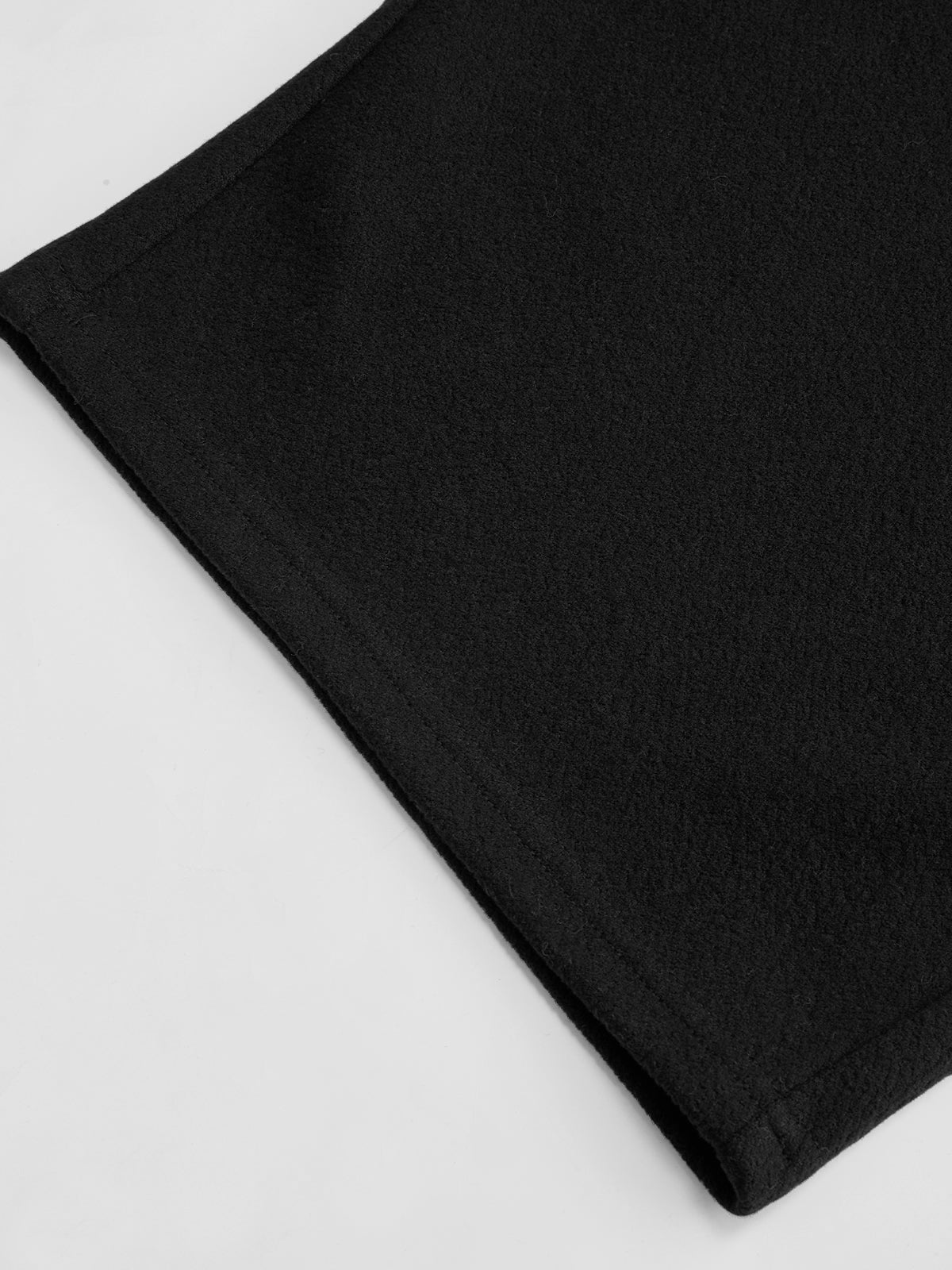 Asymmetric Wool-Blend Wide-Leg Pants