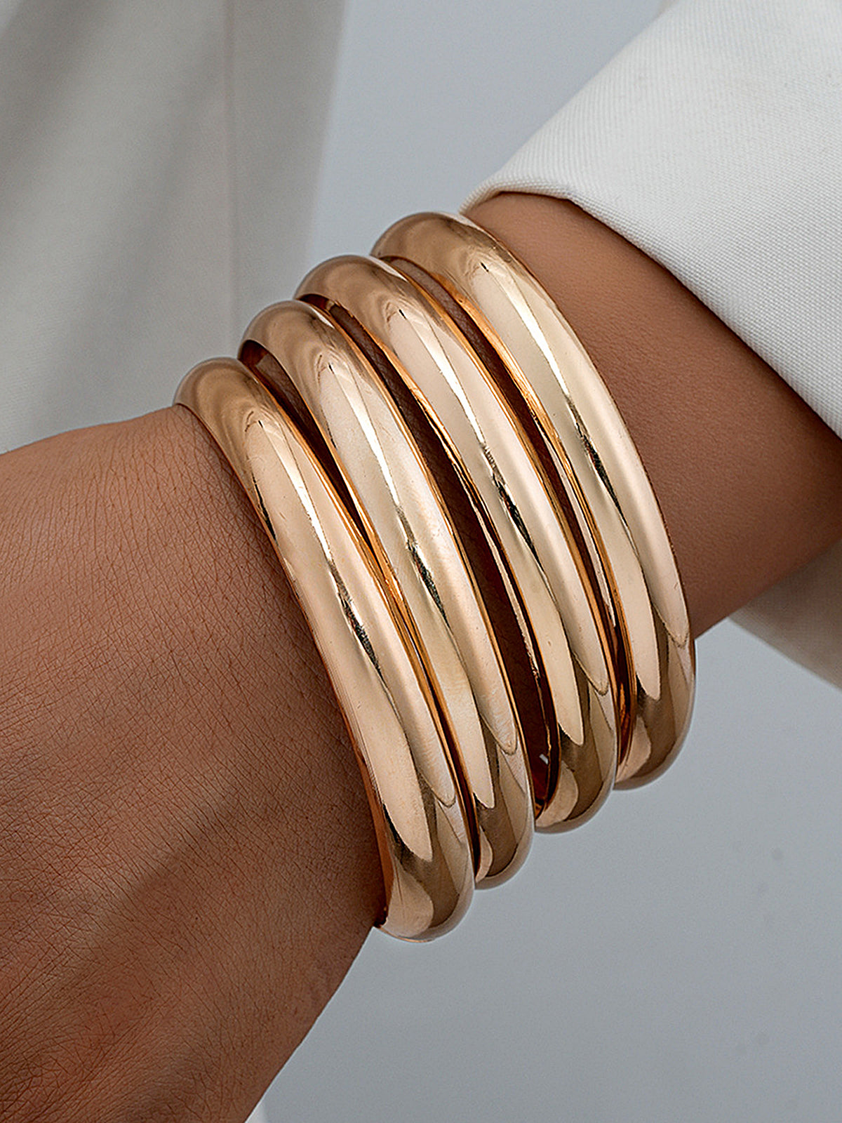 4pcs Stackable Bracelet Set