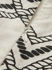 Abstract-Print Wrap Midi Skirt