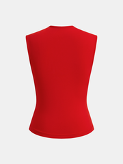 Asymmetric Ruched Top & Drawstring Pants Set