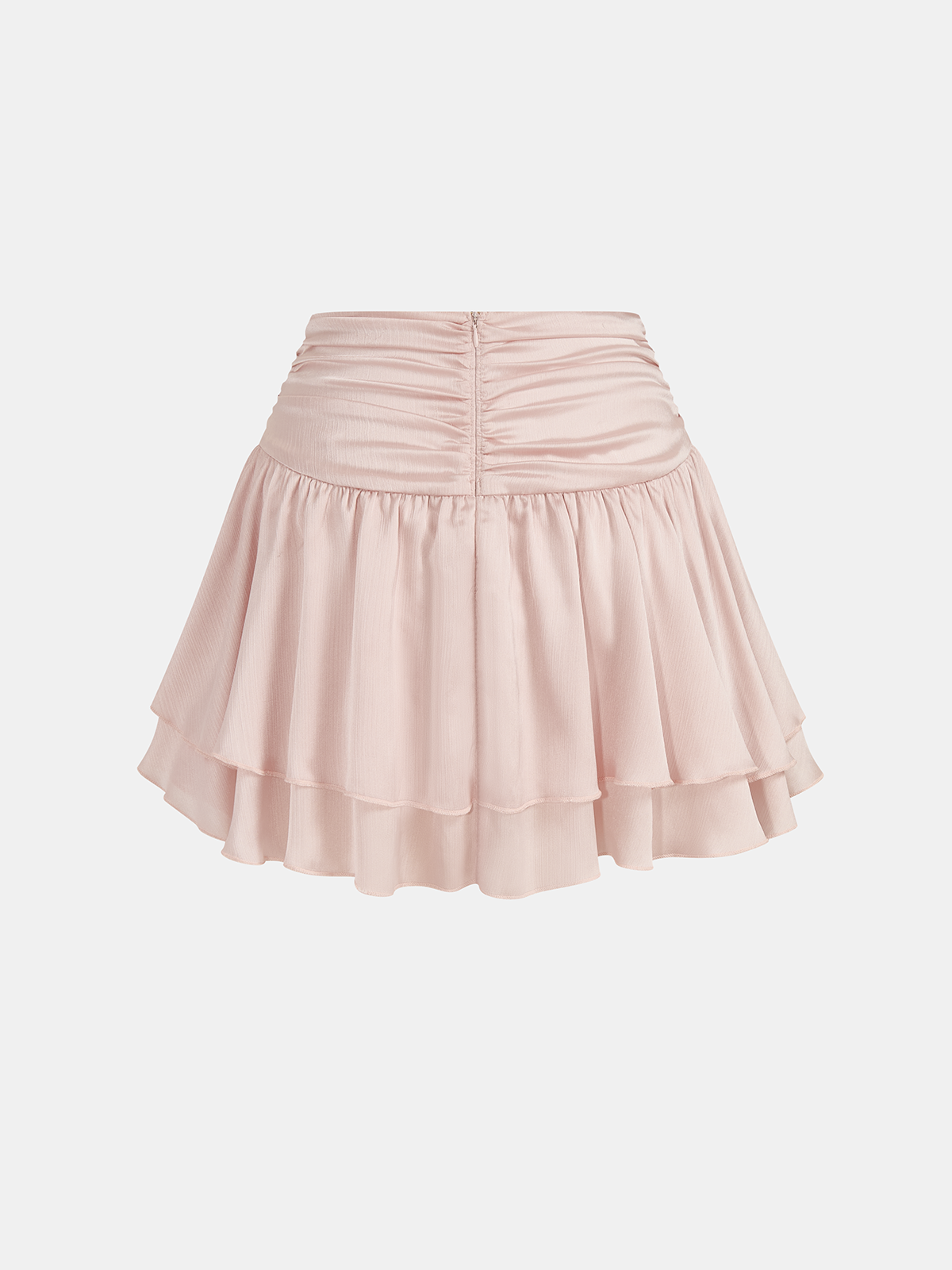 3D Rose One-Shoulder Top & Mini Skirt Set