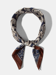100% Silk Paisley Square Scarf
