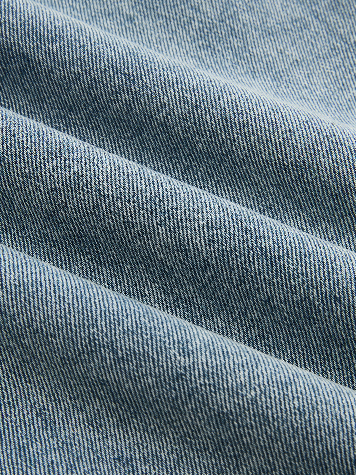 Asymmetric Mid-Waist Straight-Leg Jeans