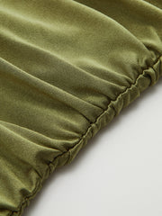 Asymmetric Ruched Sleeveless Top