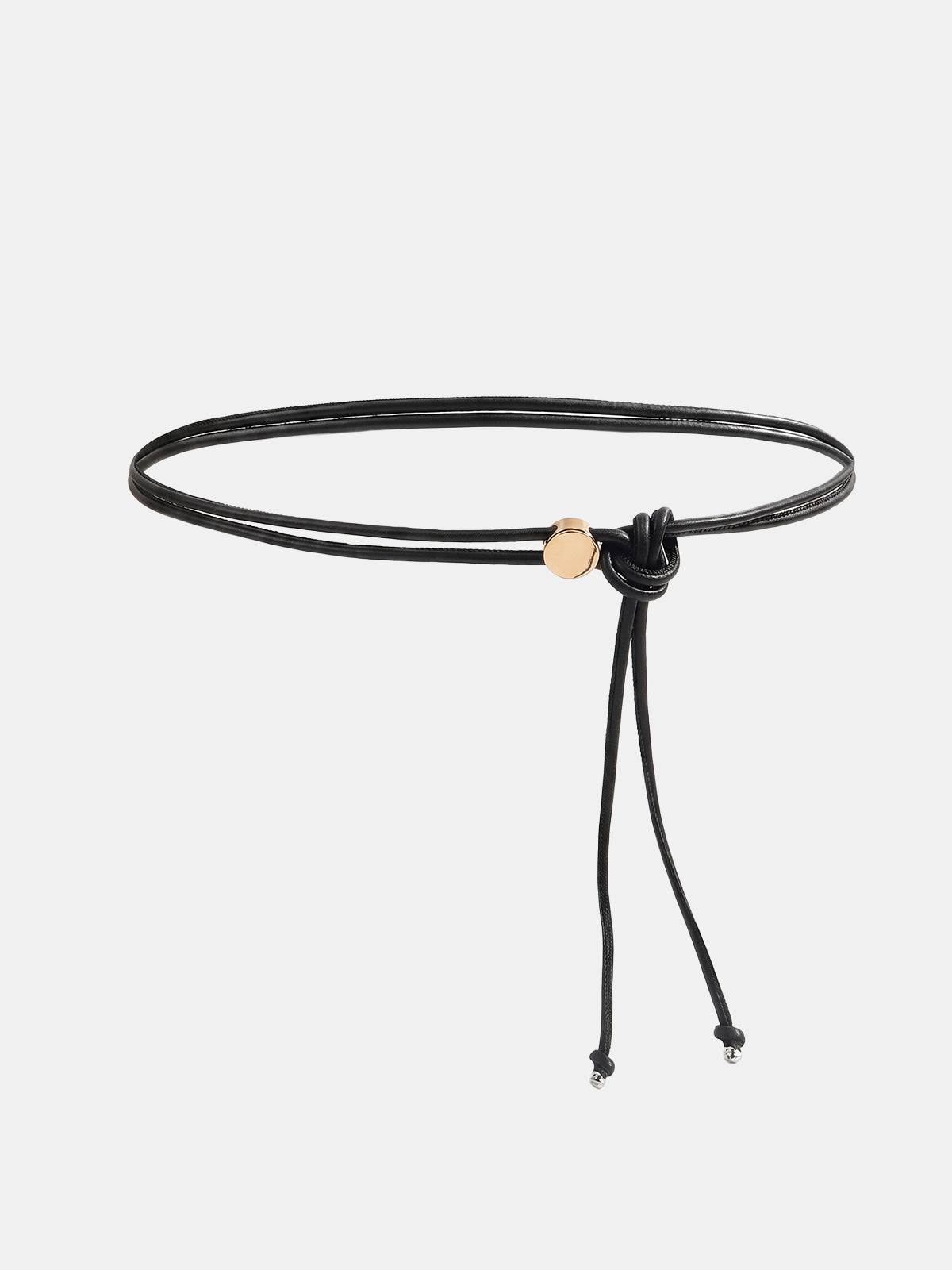 Adjustable Knotted Thin Waist Belt