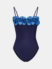 3D Floral Cami One Piece Swimsuit