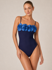 3D Floral Cami One Piece Swimsuit