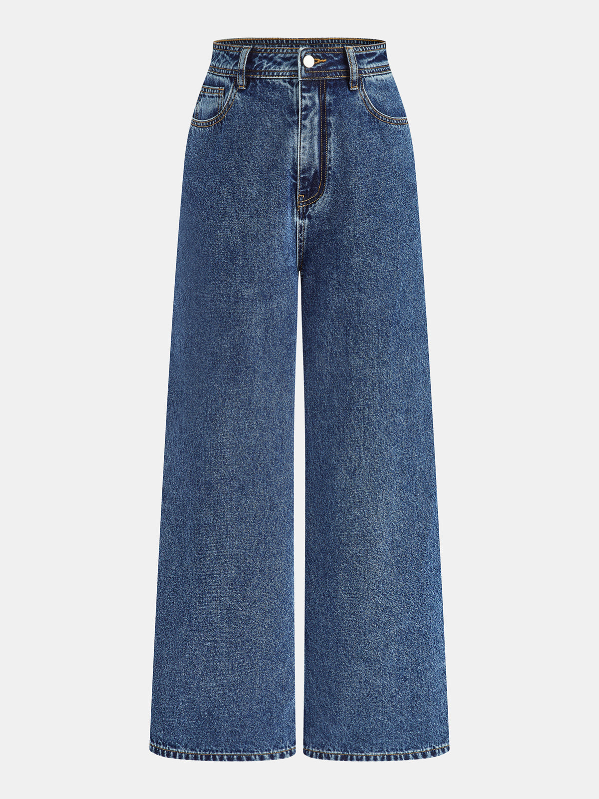 3D Rose One Shoulder Denim Top