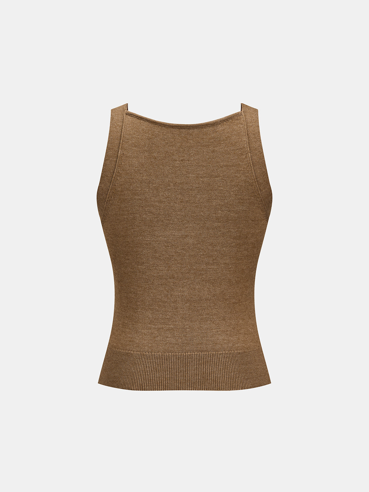 Adjustable Strap Knit Tank Top