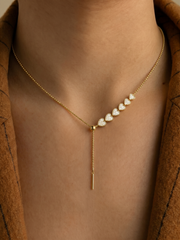 Adjustable Multi Heart Pavé Necklace